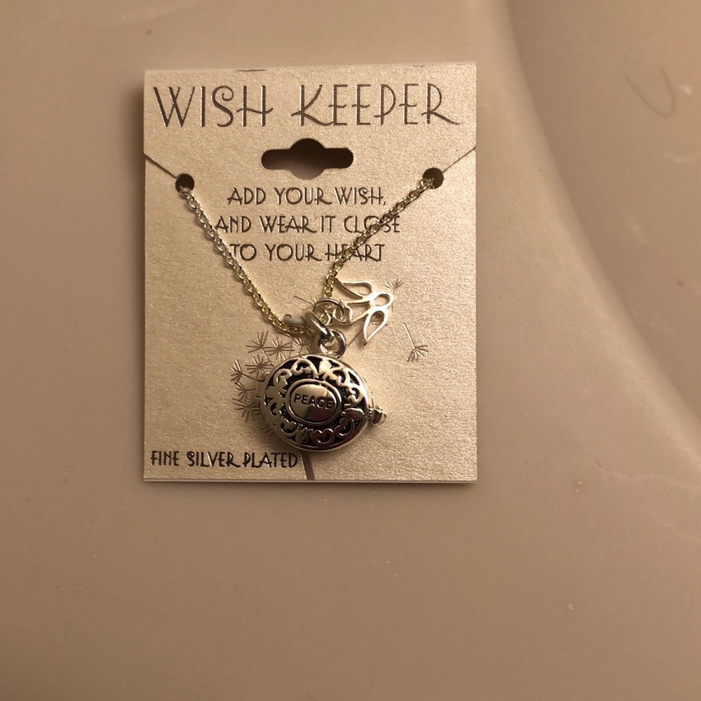 Silver Plated Wish Keeper Necklace